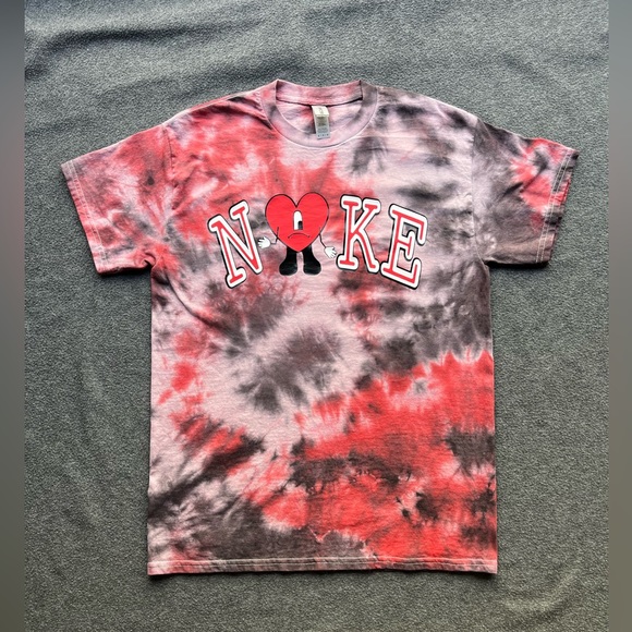 Tie dye bad bunny Nike shirt / tshirt - Picture 1 of 4